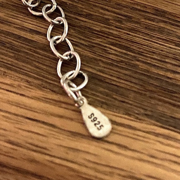 Sterling Silver Lock Padlock Zircon Chain Link Cuban Necklace - Picture 7 of 8